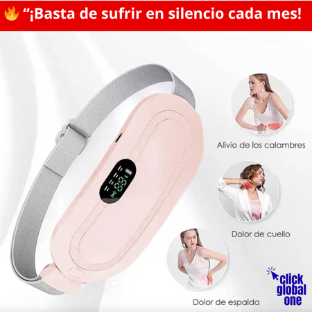 CINTURON CON CALOR Y MASAJE PARA COLICOS
